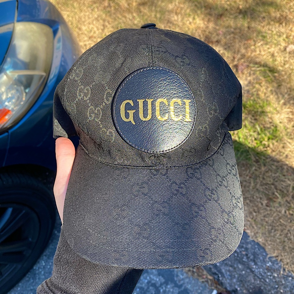 Gucci GG Canvas Baseball Hat Black